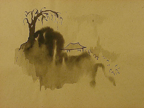 Chinese landscape (sold)