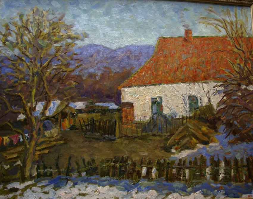 House with red proof