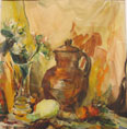 Подробнее о картине: Nasturtium with pinks in ceramic jug