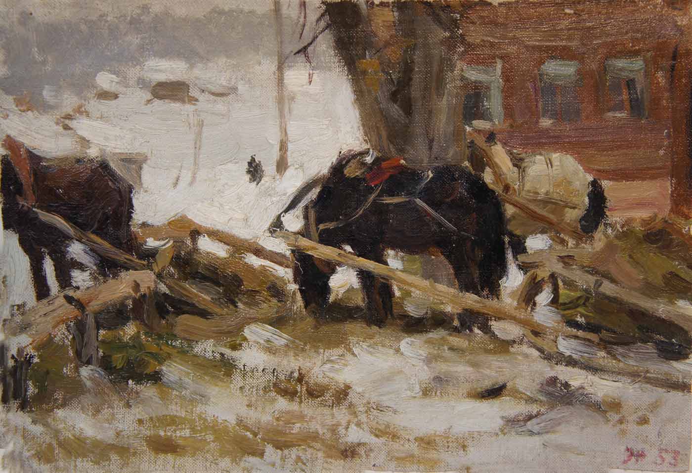 Winter. Tarusa.