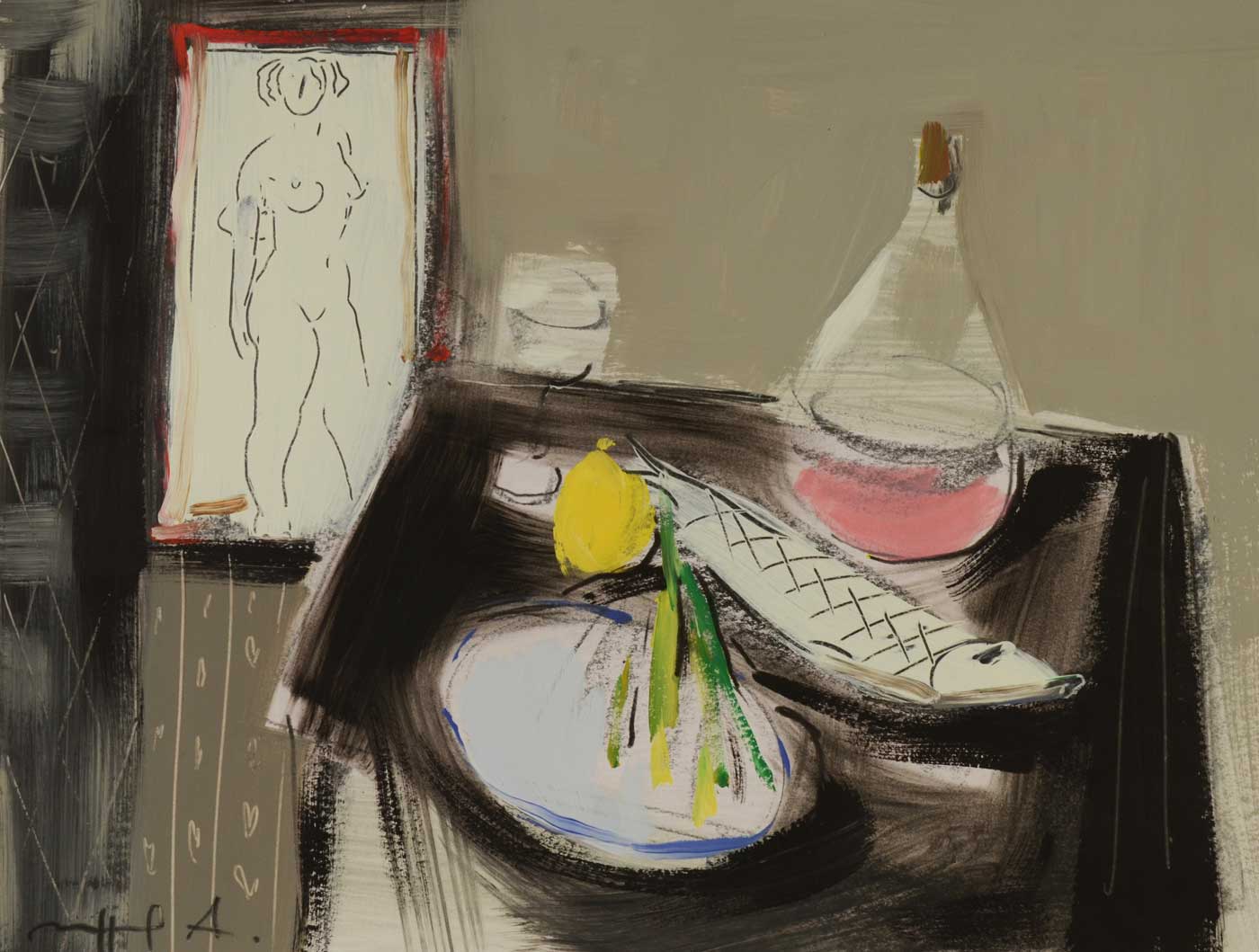 "Fish and wine"