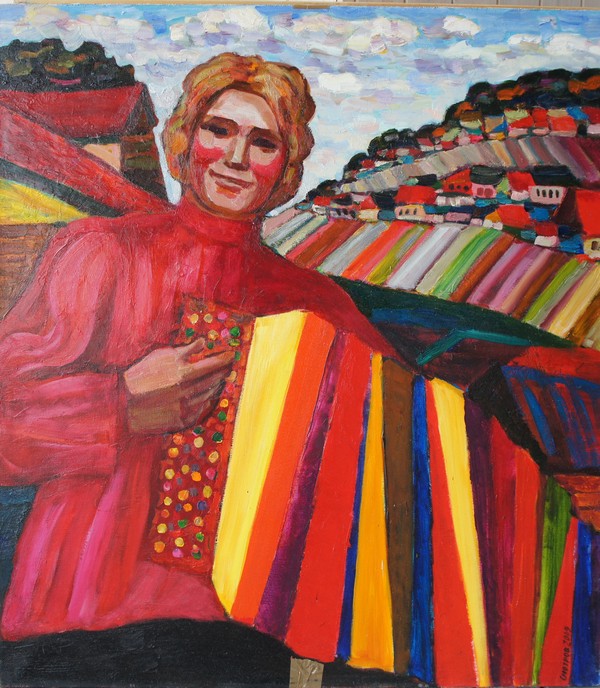 Cheerful accordion 