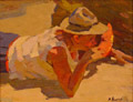 Подробнее о картине: Yunosha with water-melon(sold)